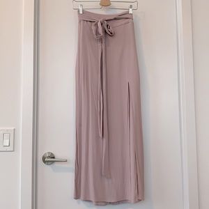 3 for $15 | Dynamite Maxi Skirt with Side Slit